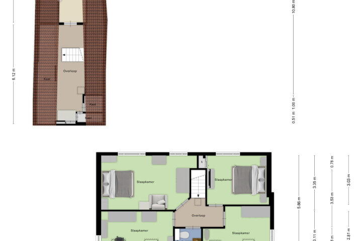 Plattegrond – Bergsestraat 34, Wouw