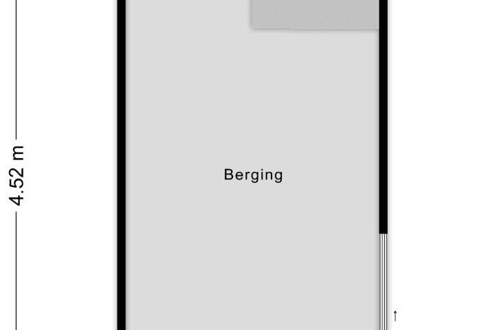 Plattegrond – Bergsestraat 34, Wouw
