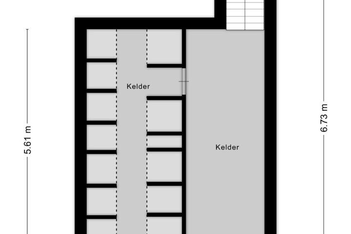Plattegrond – Bergsestraat 45, Wouw