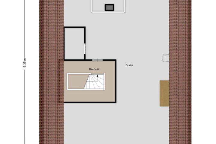 Plattegrond – Bergsestraat 45, Wouw