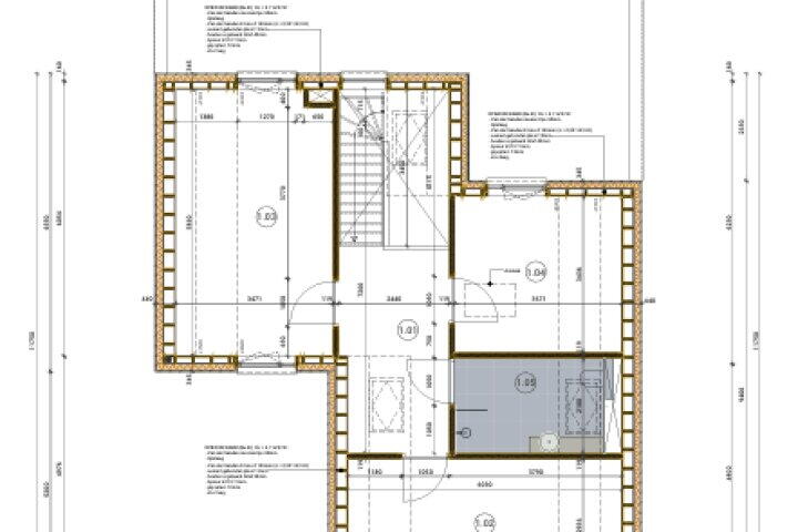 Plattegrond – Bergsestraat 74, Wouw