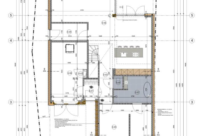 Plattegrond – Bergsestraat 74, Wouw