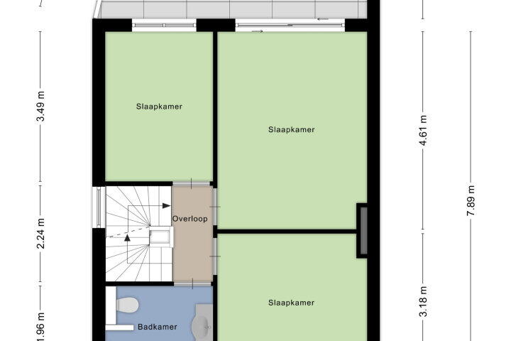 Plattegrond – Bergweg 11, Maastricht