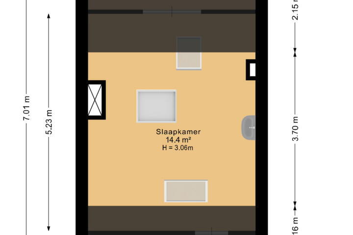 Plattegrond – Berkelstraat 22 A, Groningen