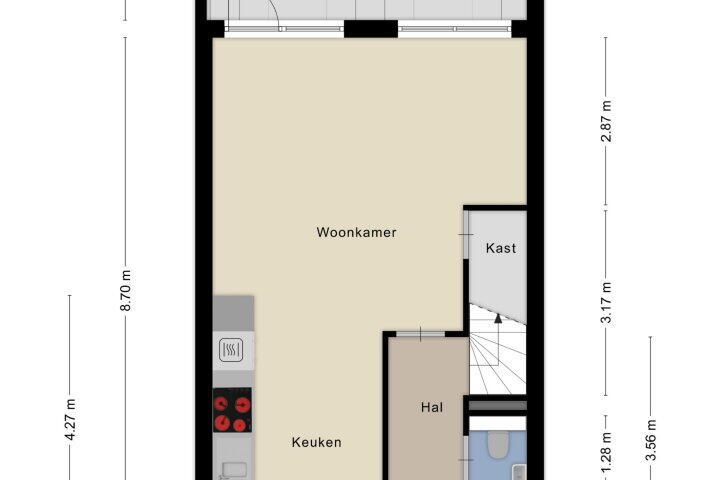 Plattegrond – Berkenhof 24, Zeewolde