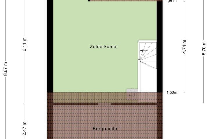 Plattegrond – Berkenhof 24, Zeewolde