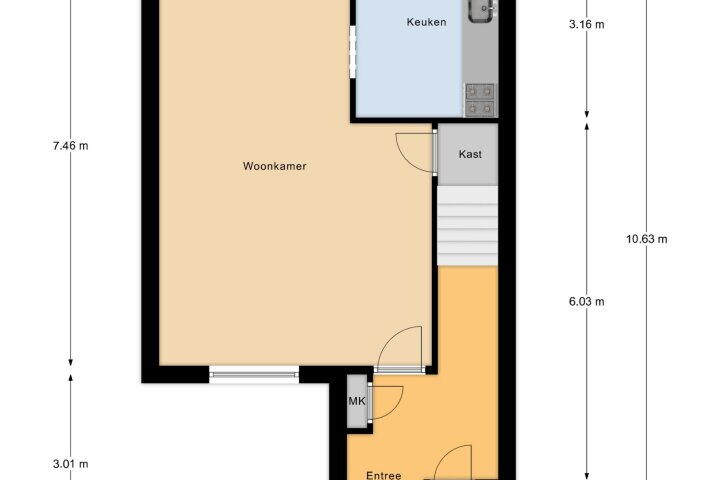 Plattegrond – Berkenlaan 20, Zundert