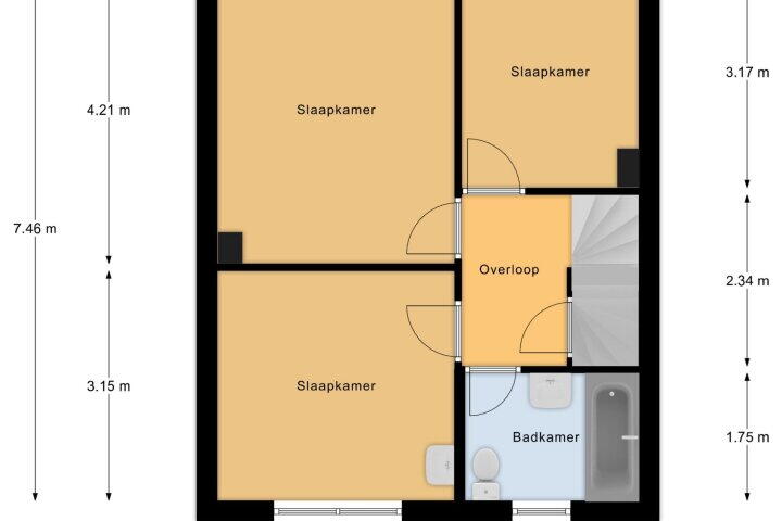 Plattegrond – Berkenlaan 20, Zundert