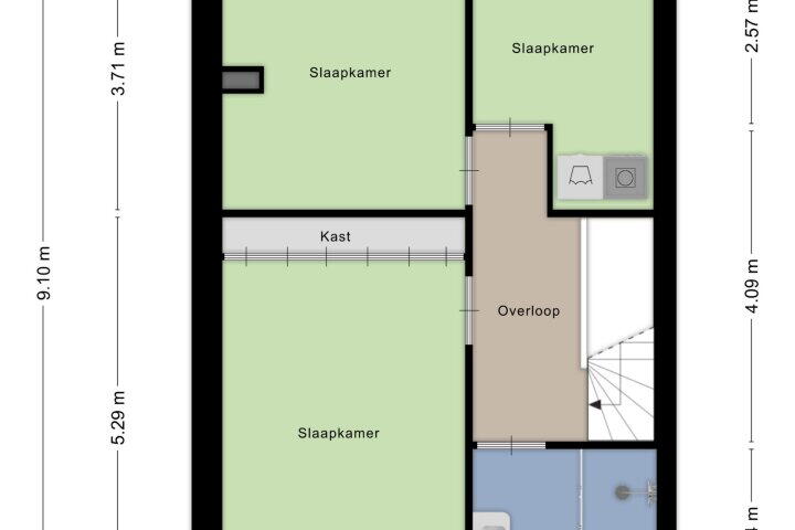 Plattegrond – Berkenpad 19, Zeewolde