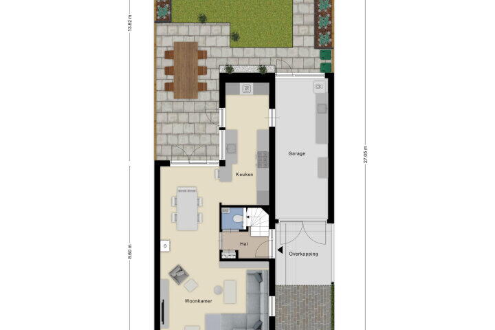 Plattegrond – Berkepad 10, Heerle