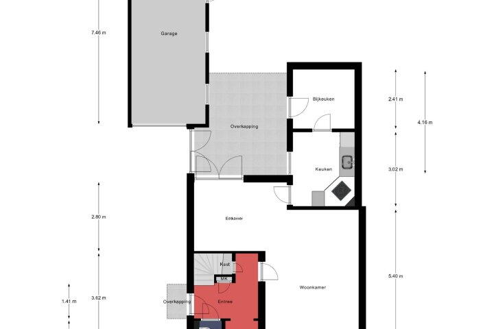 Plattegrond – Berkhof 7, Maasbree