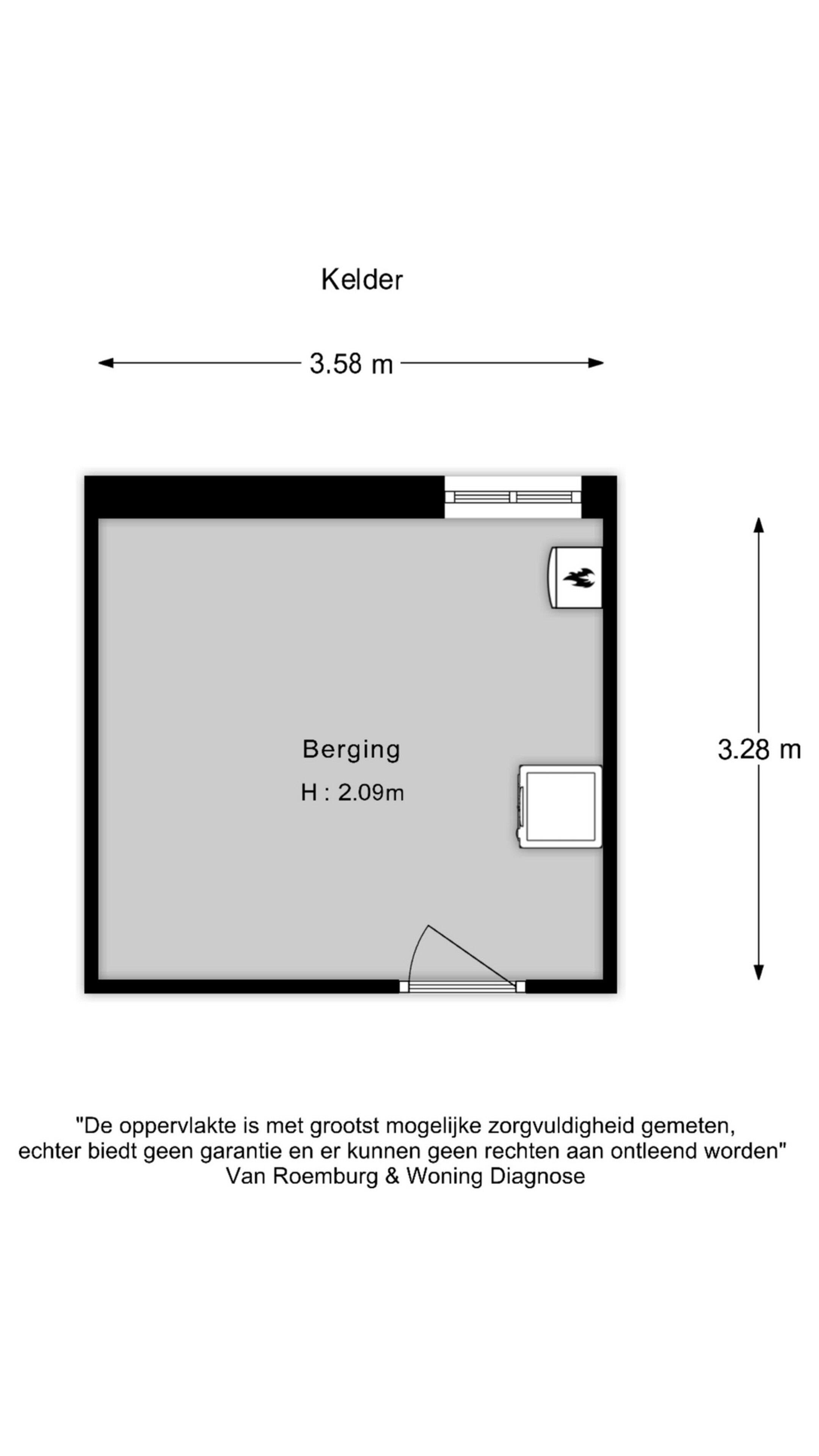 Plattegrond 2 - Berlagelaan 167, Hilversum