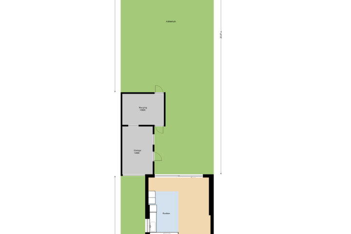 Plattegrond – Bernadettelaan 35, Landgraaf