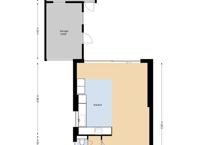 Plattegrond – Bernadettelaan 35, Landgraaf