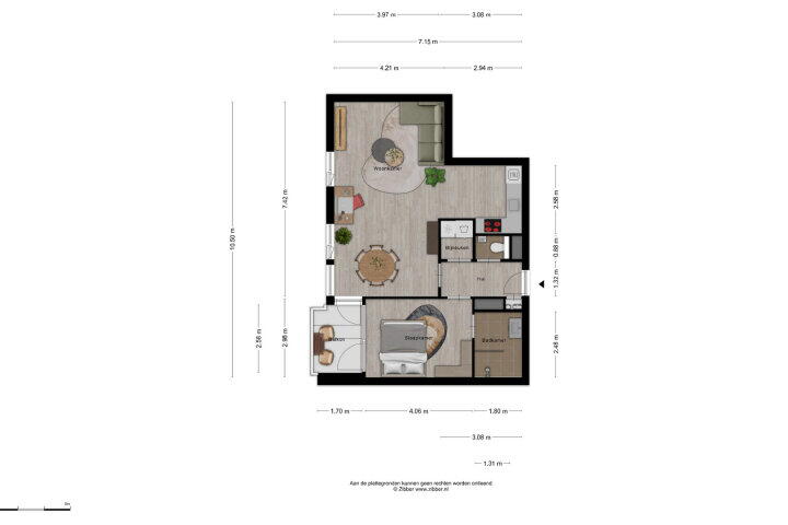 Plattegrond – Bernard de Wildestraat 574, Breda
