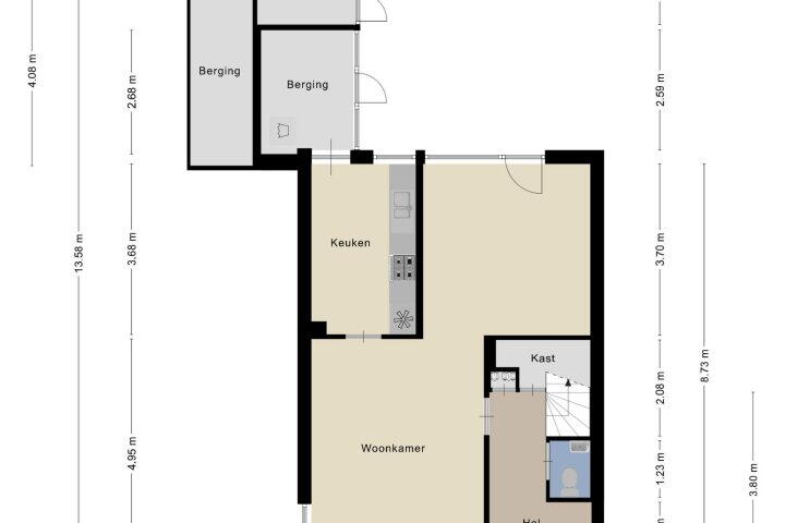Plattegrond – Bernhard Fabritiuslaan 1, Gasselte