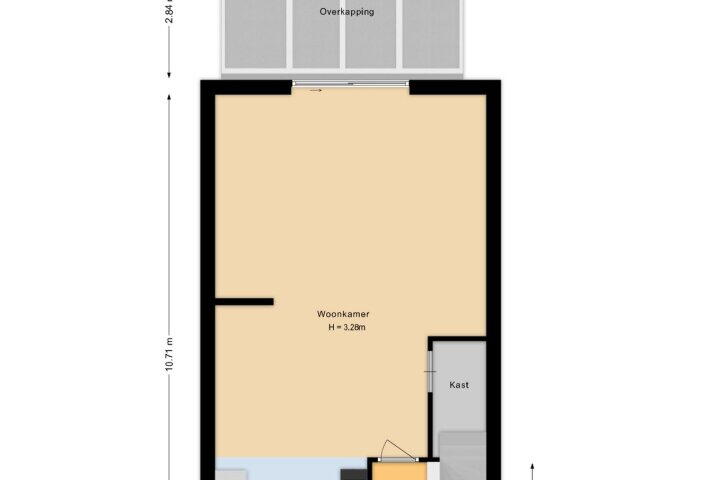 Plattegrond – Bert Haanstrakade 478, Amsterdam