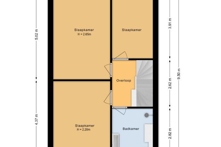 Plattegrond – Bert Haanstrakade 478, Amsterdam