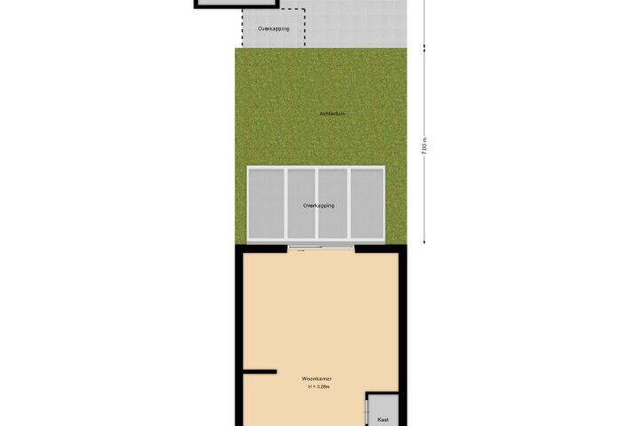 Plattegrond – Bert Haanstrakade 478, Amsterdam