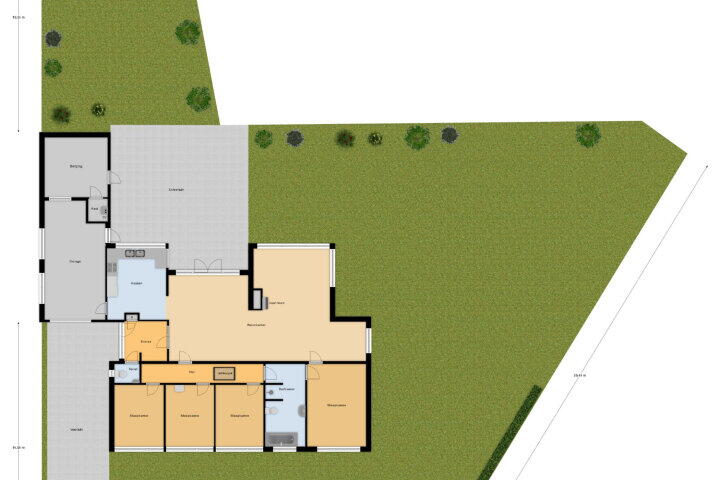 Plattegrond – Bertiusstraat 9, Wolphaartsdijk