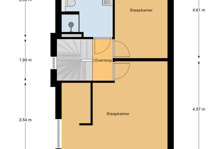 Plattegrond – Bessie Smithstraat 7, Middelburg
