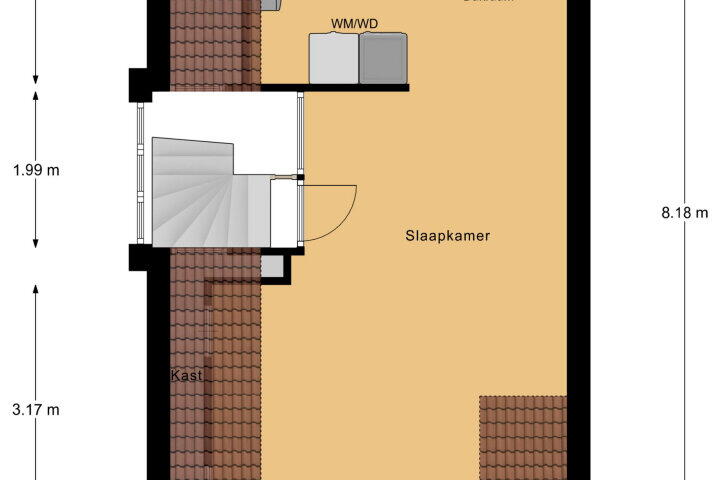 Plattegrond – Bessie Smithstraat 7, Middelburg