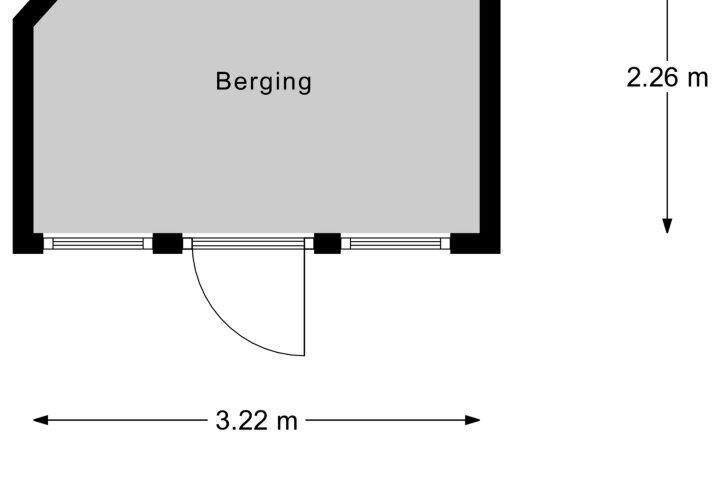 Plattegrond – Bessie Smithstraat 7, Middelburg