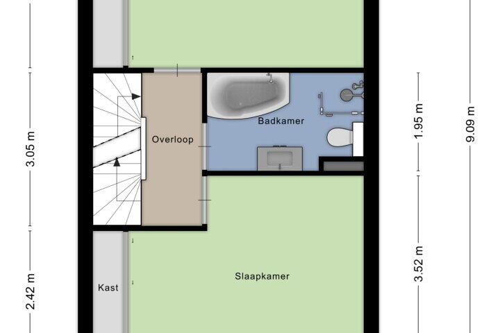 Plattegrond – Beukenhof 6, Zeewolde