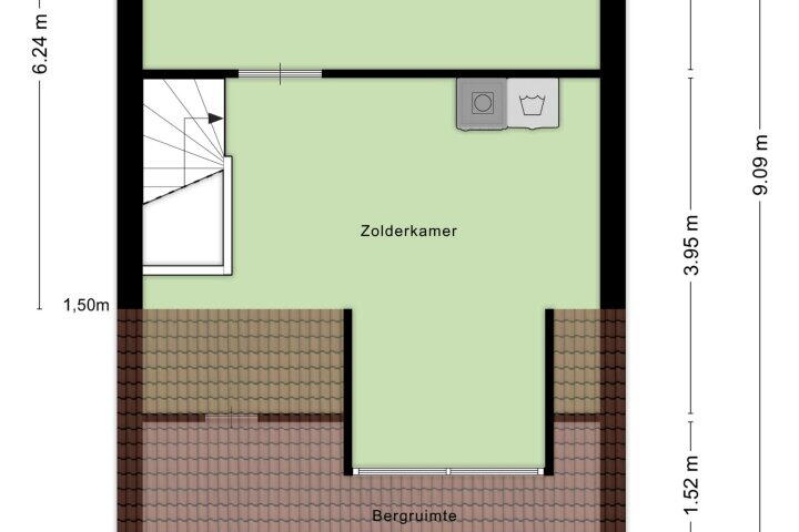 Plattegrond – Beukenhof 6, Zeewolde