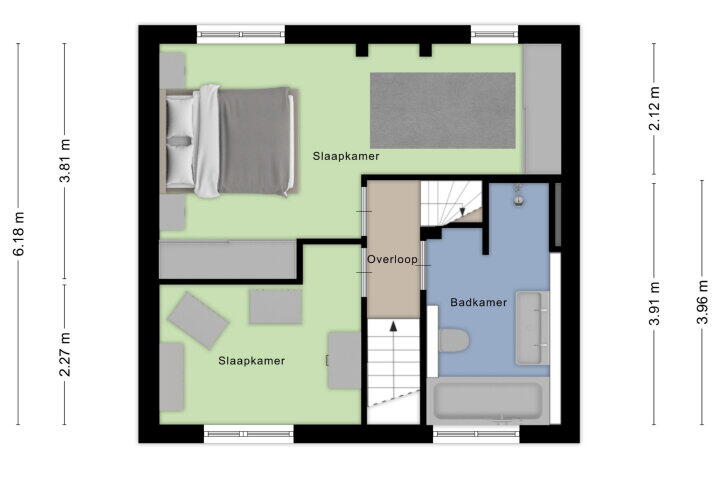Plattegrond – Beukenlaan 27, Roosendaal