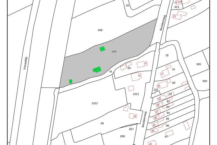 Plattegrond – Beulakerweg 12, Giethoorn