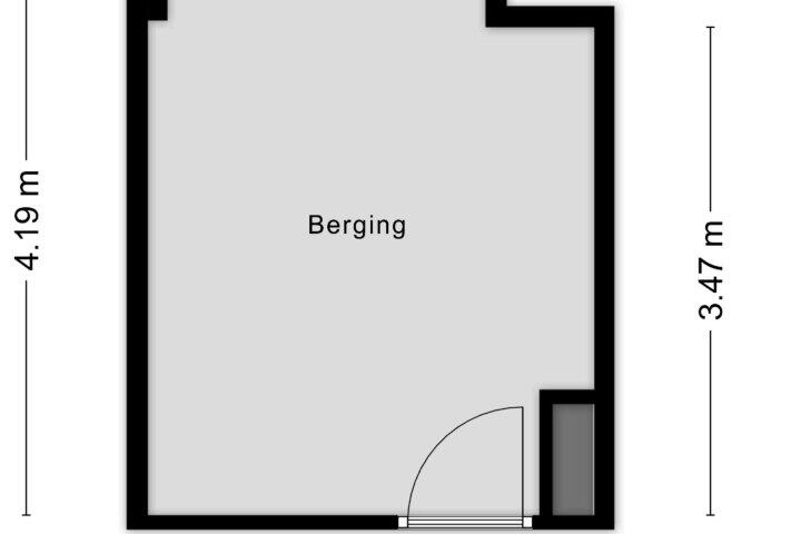 Plattegrond – Beverweg 90, Nijmegen