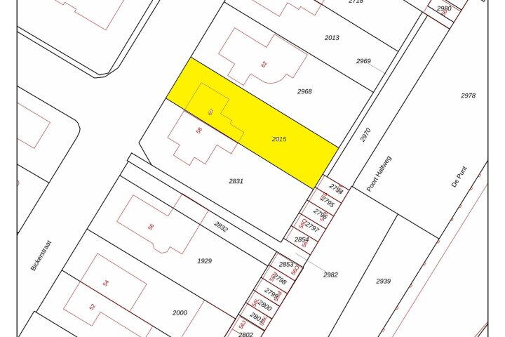 Plattegrond – Bickerstraat 60, Heerhugowaard