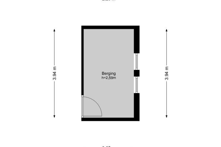 Plattegrond – Biesbosch 207, Amstelveen