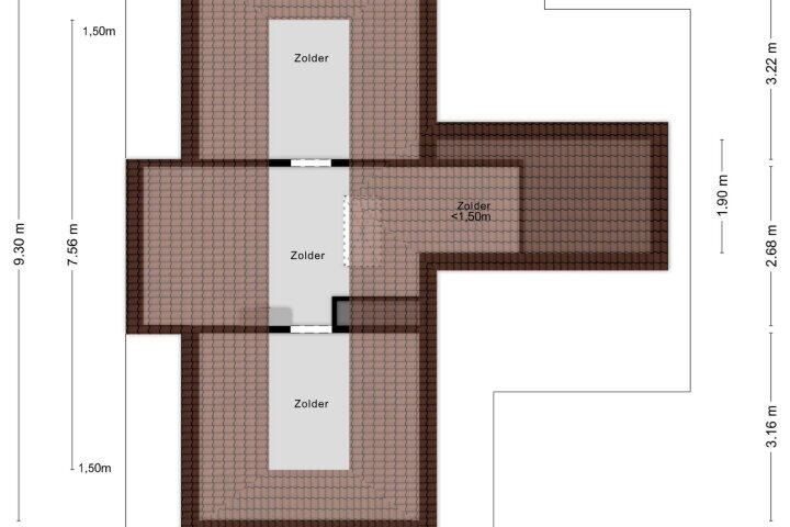 Plattegrond – Bieslook 2, Oud Gastel