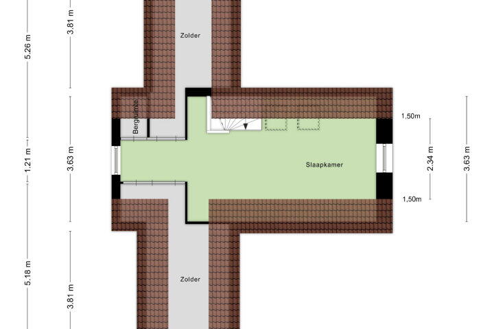 Plattegrond – Biezen 112, Boskoop