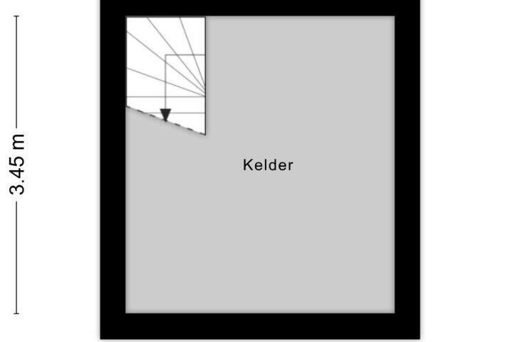 Plattegrond – Biezen 112, Boskoop