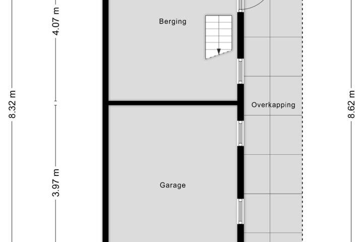 Plattegrond – Biezen 112, Boskoop