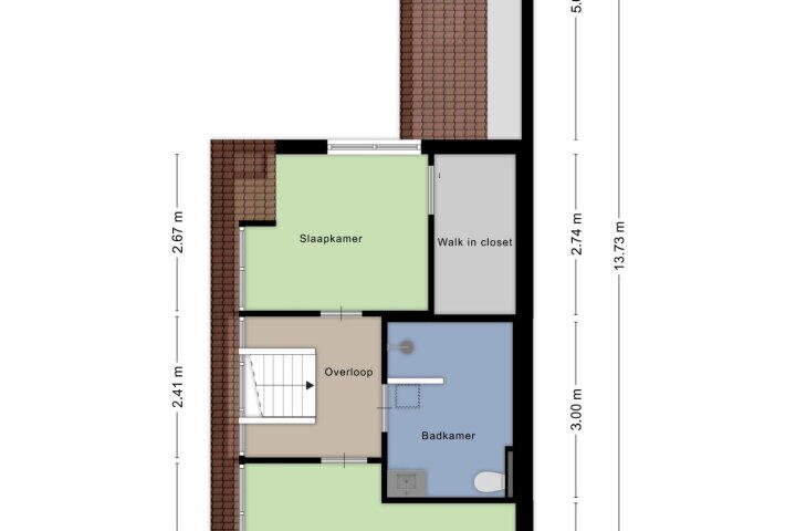 Plattegrond – Biezen 32, Boskoop