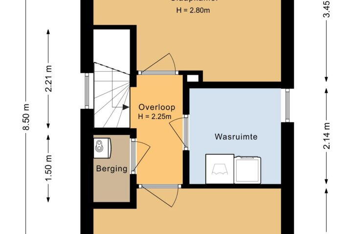 Plattegrond – Binnenkruier 44, Stompetoren
