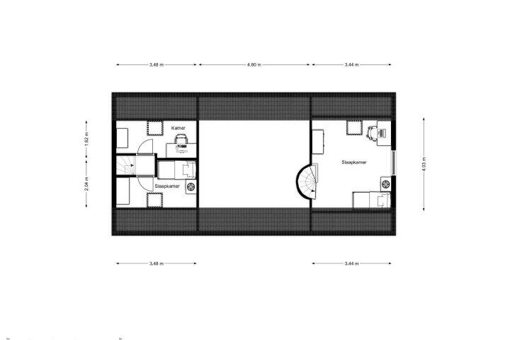 Plattegrond – Biskopsreed 7, Wijnjewoude