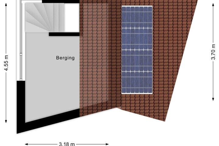 Plattegrond – Bisschopshof 23, Diever