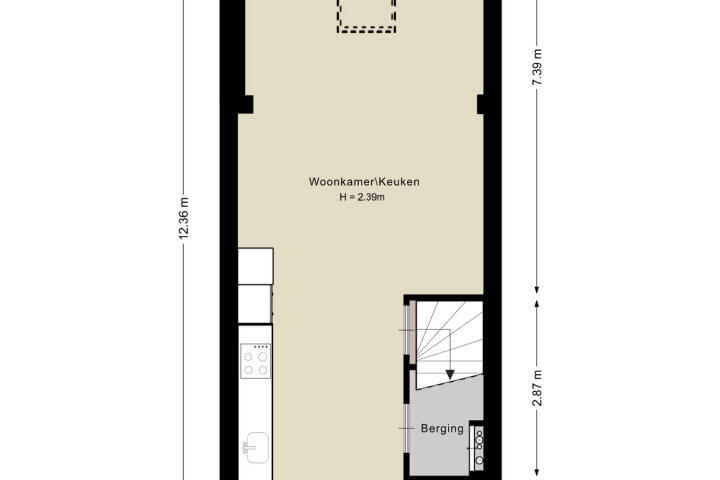 Plattegrond – Bisschopsweg 108, Amersfoort