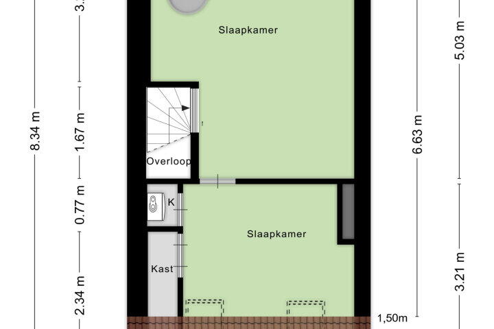 Plattegrond – Bisschopsweg 117, Amersfoort