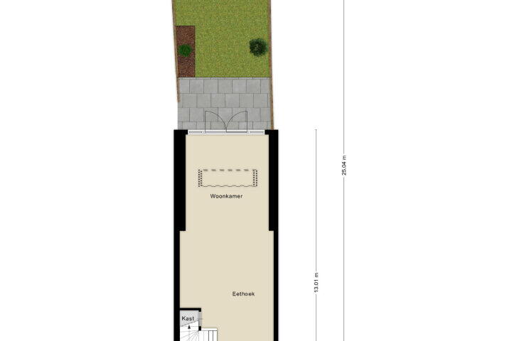Plattegrond – Bisschopsweg 117, Amersfoort