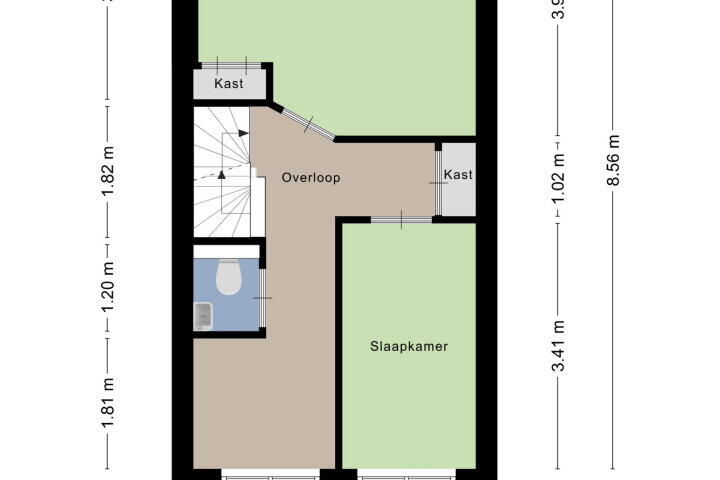 Plattegrond – Bisschopsweg 121, Amersfoort