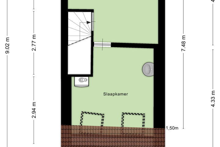Plattegrond – Bisschopsweg 64, Amersfoort