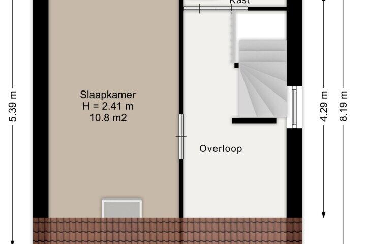 Plattegrond – Bittervoornstraat 18, Hengelo