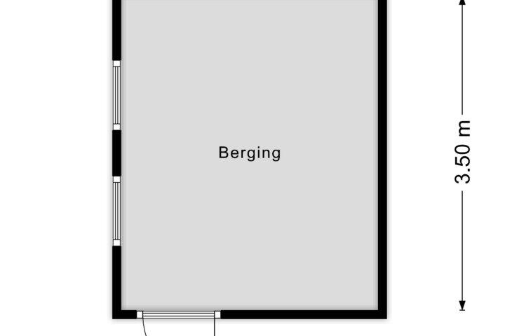 Plattegrond – Blauwe Hof 6121, Wijchen