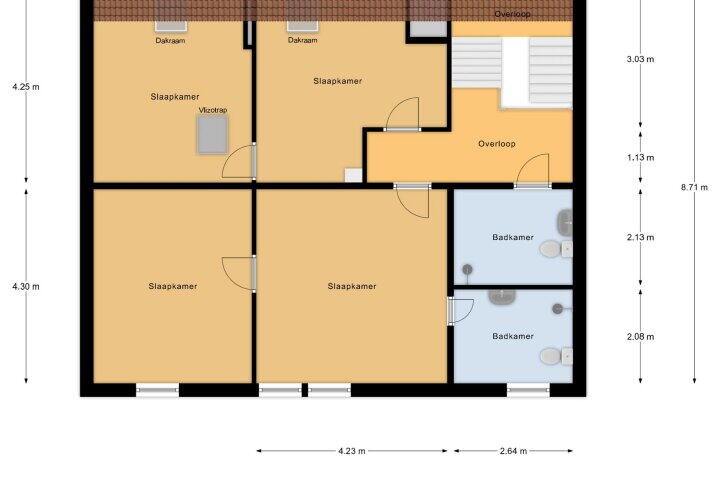 Plattegrond – Bleijerheiderstraat 94 A, Kerkrade